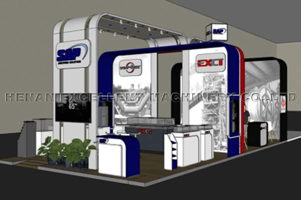 EXCT SAPs Joint Booth Design For The Exhibition EXCT SAPs Joint Booth Design For The Exhibition