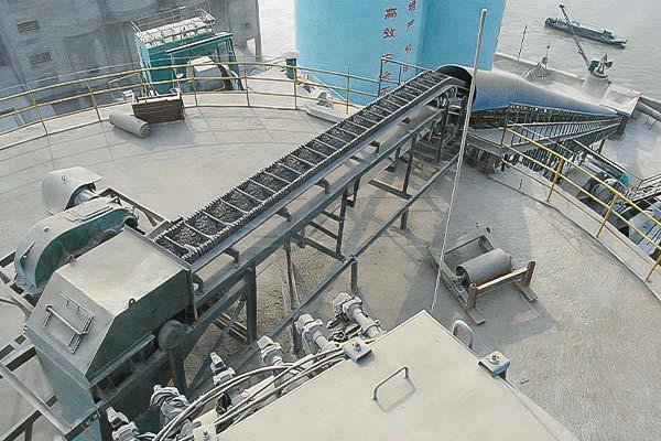 Sidewall Belt Conveyor For Limestone factory